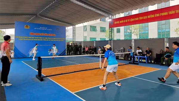 Giải Pickleball dành riêng cho lực lượng CSCĐ