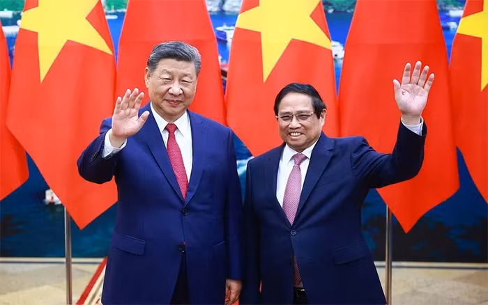 Thủ tướng Phạm Minh Chính hội kiến Tổng Bí thư, Chủ tịch nước Trung Quốc Tập Cận Bình -0