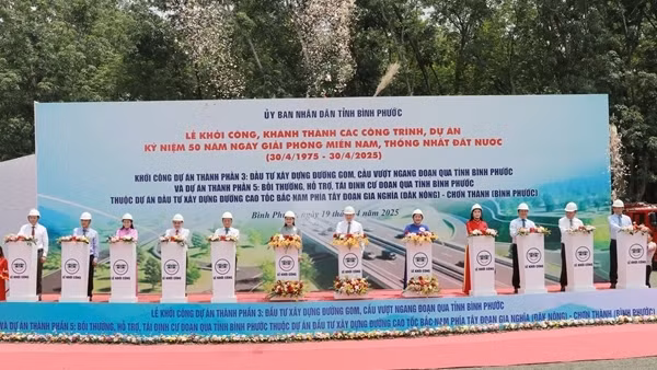 Khởi công cao tốc Gia Nghĩa - Chơn Thành vốn đầu tư 25.540 tỷ đồng