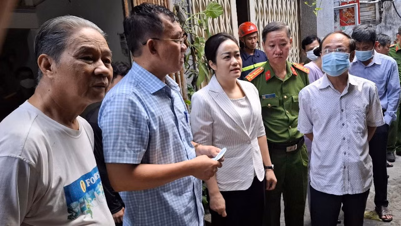 Cận cảnh hiện trường vụ cháy khiến 4 người tử vong ở Tiền Giang -0