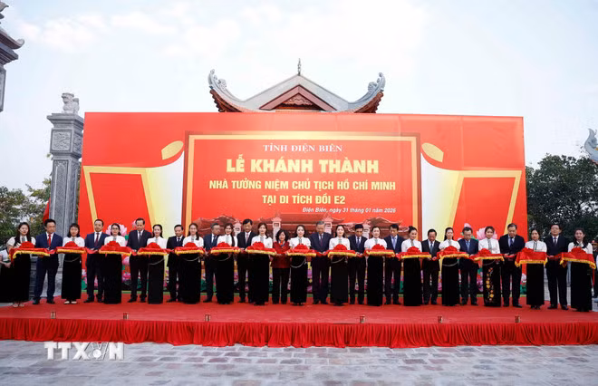 Lễ khánh thành Nhà tưởng niệm Chủ tịch Hồ Chí Minh tại Di tích Đồi E2 -0