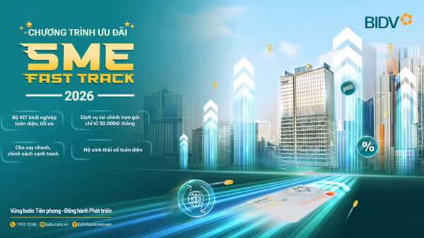 Đón năm “Mã" cùng ưu đãi siêu đã từ BIDV SME Fast Track 2026