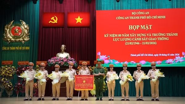 Cảnh sát giao thông TP Hồ Chí Minh, 80 năm xây dựng và trưởng thành