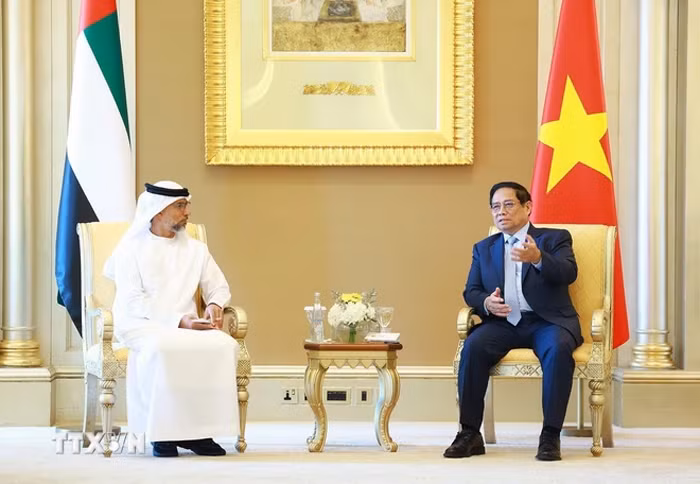 Thủ tướng Phạm Minh Chính tiếp lãnh đạo Tập đoàn đầu tư 300 tỷ USD của Abu Dhabi -0