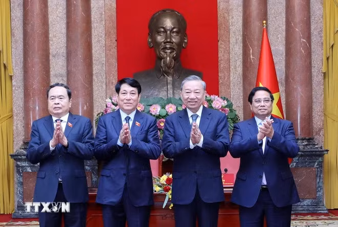 Tổ chức trọng thể lễ bàn giao công tác Chủ tịch nước -0