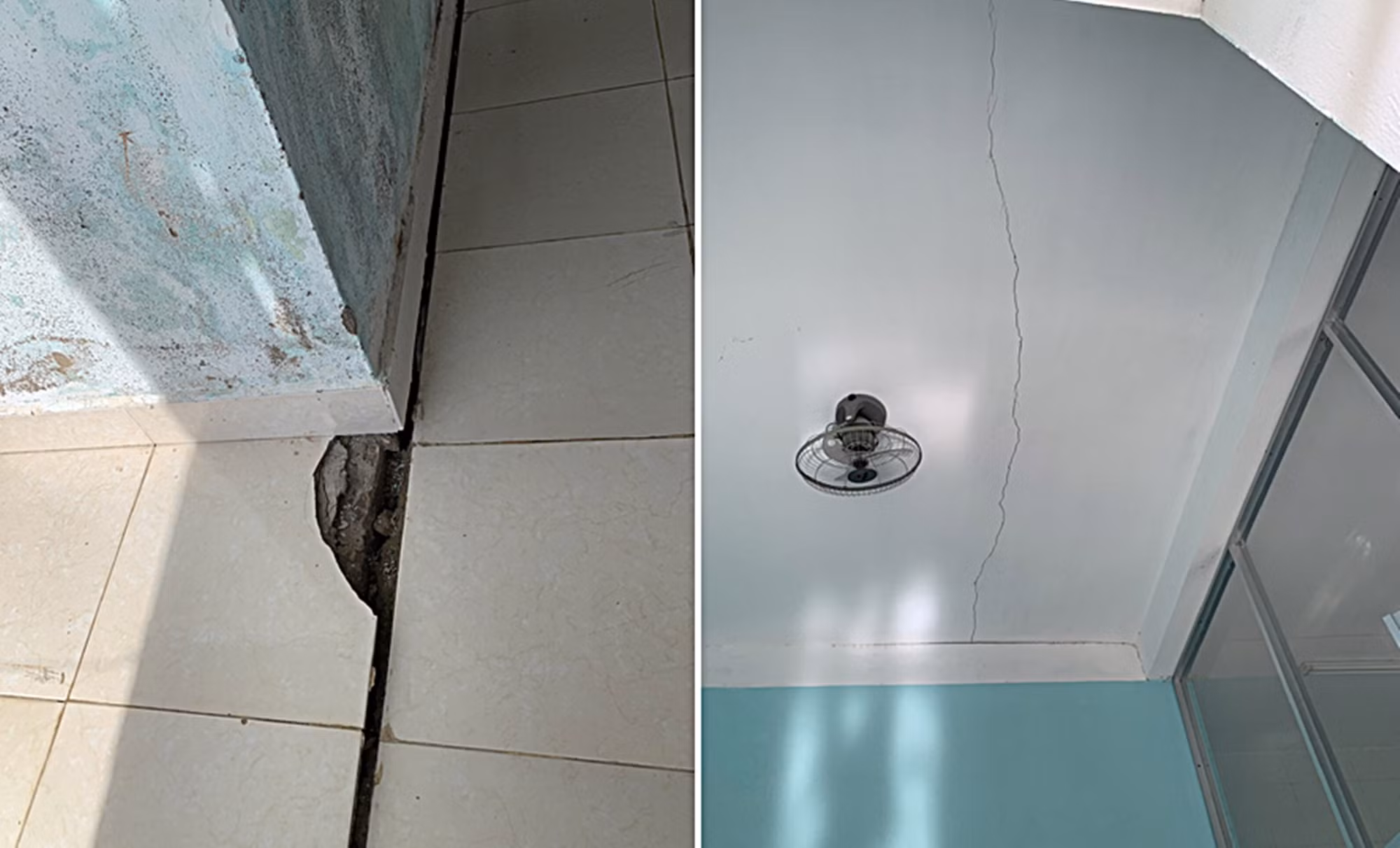 Xuất hiện lún, nứt bất thường tại cơ sở y tế ở vùng biên giới Quảng Nam -0