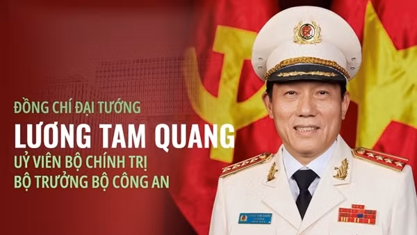 Tiểu sử tân Đại tướng Lương Tam Quang, Uỷ viên Bộ Chính trị, Bộ trưởng Bộ Công an