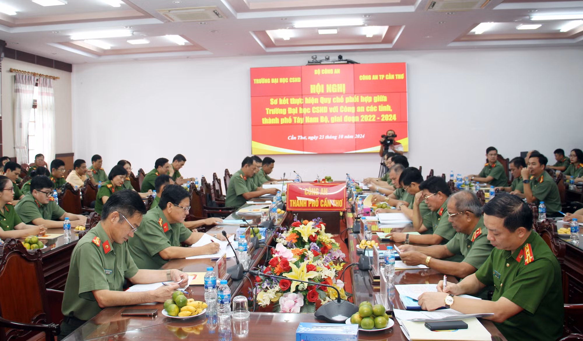Tăng cường phối hợp giữa Trường Đại học Cảnh sát nhân dân và Công an các tỉnh, thành phố Tây Nam Bộ -0