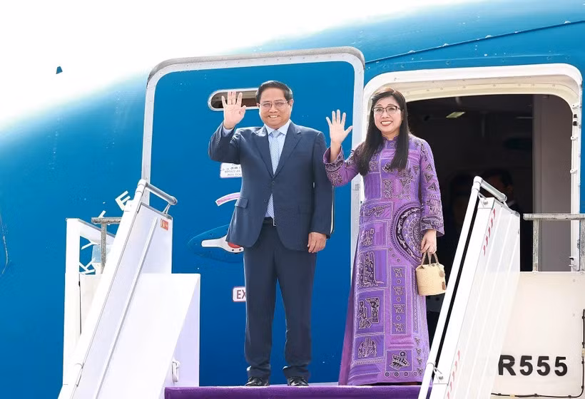 Thủ tướng Chính phủ Phạm Minh Chính và Phu nhân bắt đầu thăm Saudi Arabia -0