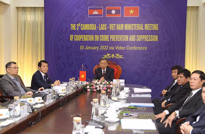 Việt Nam, Lào, Campuchia tăng cường hợp tác phòng, chống tội phạm -0