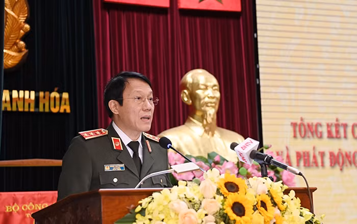 Thứ trưởng Lương Tam Quang dự Hội nghị triển khai công tác năm 2022 của Công an tỉnh Thanh Hóa -0