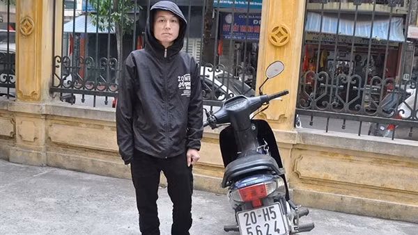 Bắt đối tượng trộm cắp xe máy từng có 2 tiền án