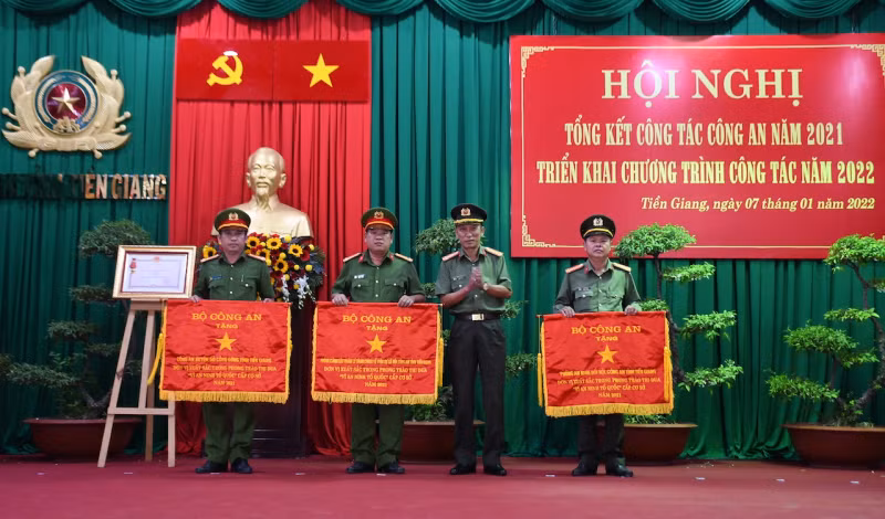 Công an các tỉnh miền Tây triển khai công tác năm 2022 -0