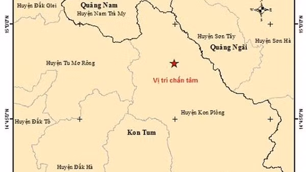 Huyện Kon Plông xuất hiện liên tiếp 8 trận động đất trong ngày