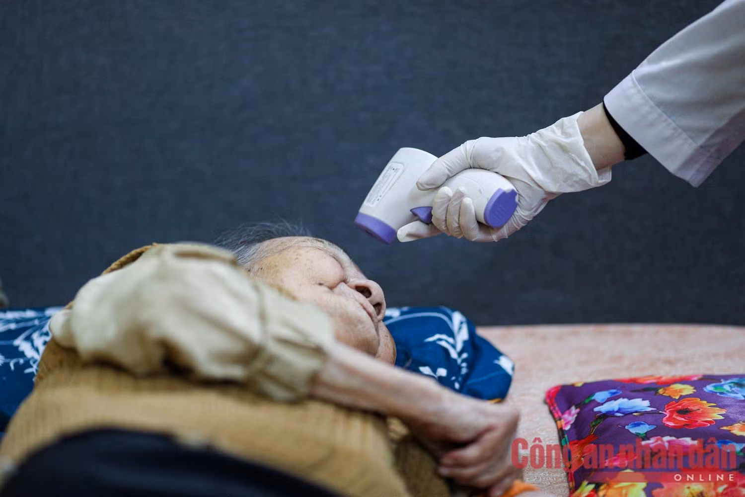 Hà Nội: Khẩn trương tiêm vaccine cho người già tại nhà -2