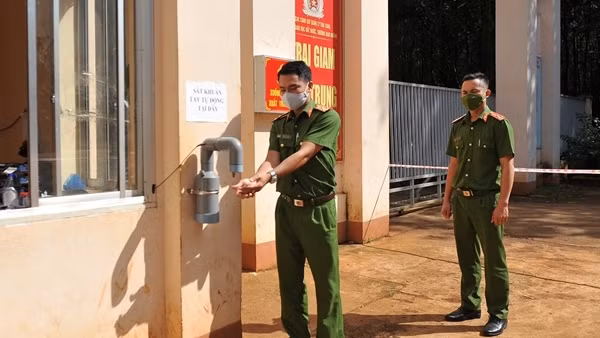 Trại giam Đắk Trung đảm bảo an toàn trong đại dịch