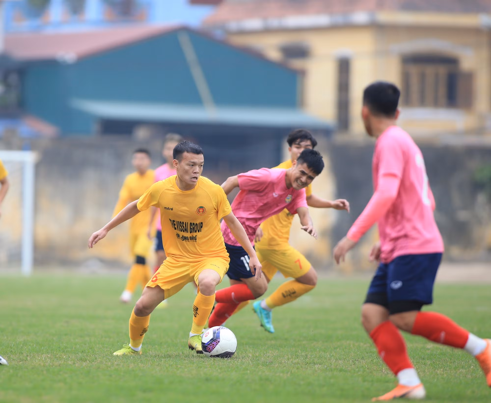 Hết hiệp 1: CLB bóng đá CAND 1-0 Hồng Lĩnh Hà Tĩnh -0