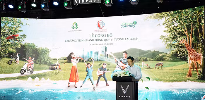 Vingroup công bố Chương trình hành động của quỹ Vì Tương lai xanh thành -0