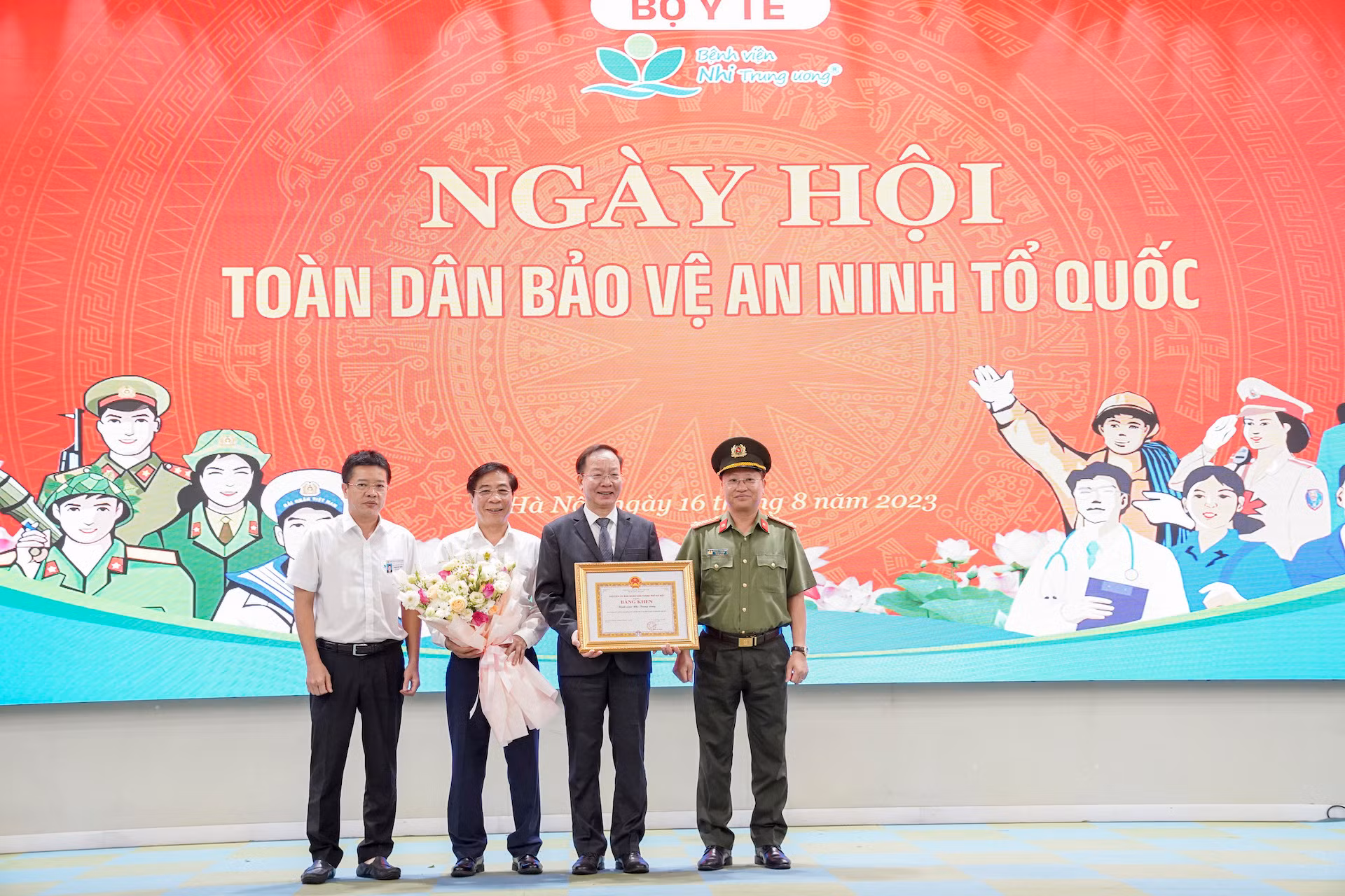 Xây dựng mô hình toàn dân BVANTQ tại Bệnh viện Nhi Trung ương -0
