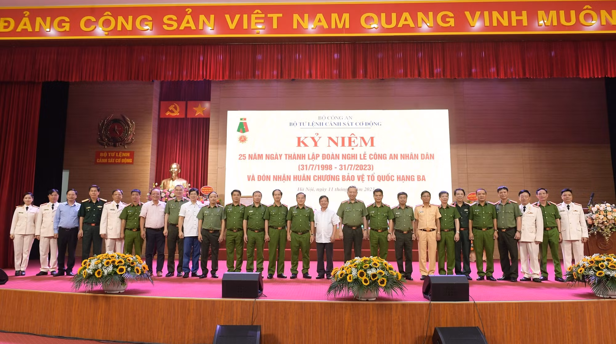 Thành tích của Đoàn Nghi lễ CAND góp phần tô thắm thêm truyền thống vẻ vang của lực lượng CAND -0