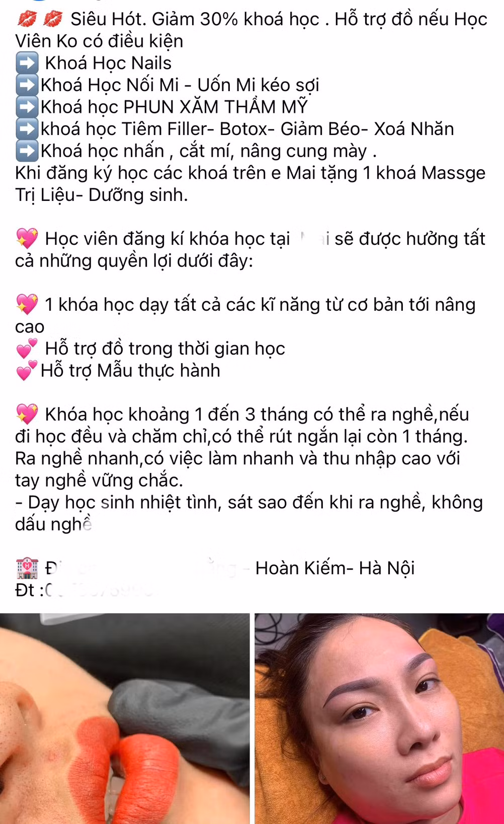 Tràn lan “lò” đào tạo chuyên gia thẩm mỹ “chui” -0