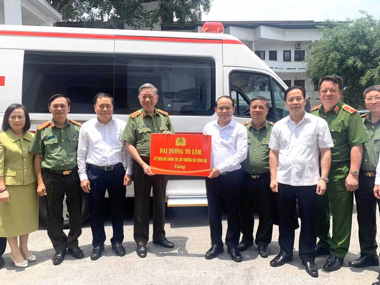 Ban Thường vụ Đảng ủy Công an Trung ương làm việc Tỉnh ủy Lạng Sơn -0