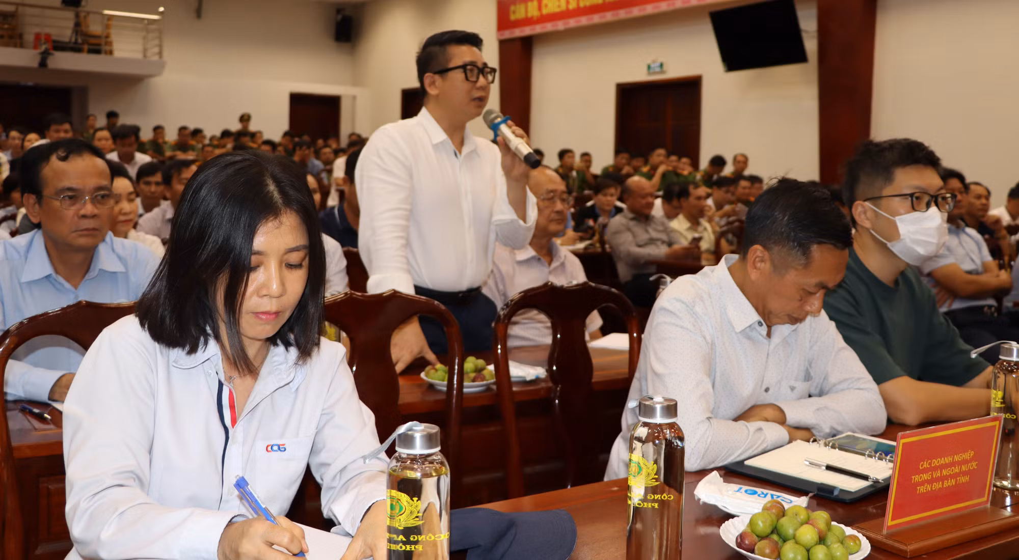 Doanh nghiệp nêu nhiều kiến nghị tại buổi đối thoại với Giám đốc Công an Đồng Nai -0