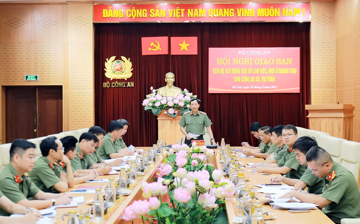 Đẩy nhanh tiến độ xây dựng trụ sở làm việc, nhà ở doanh trại cho Công an xã, thị trấn -0