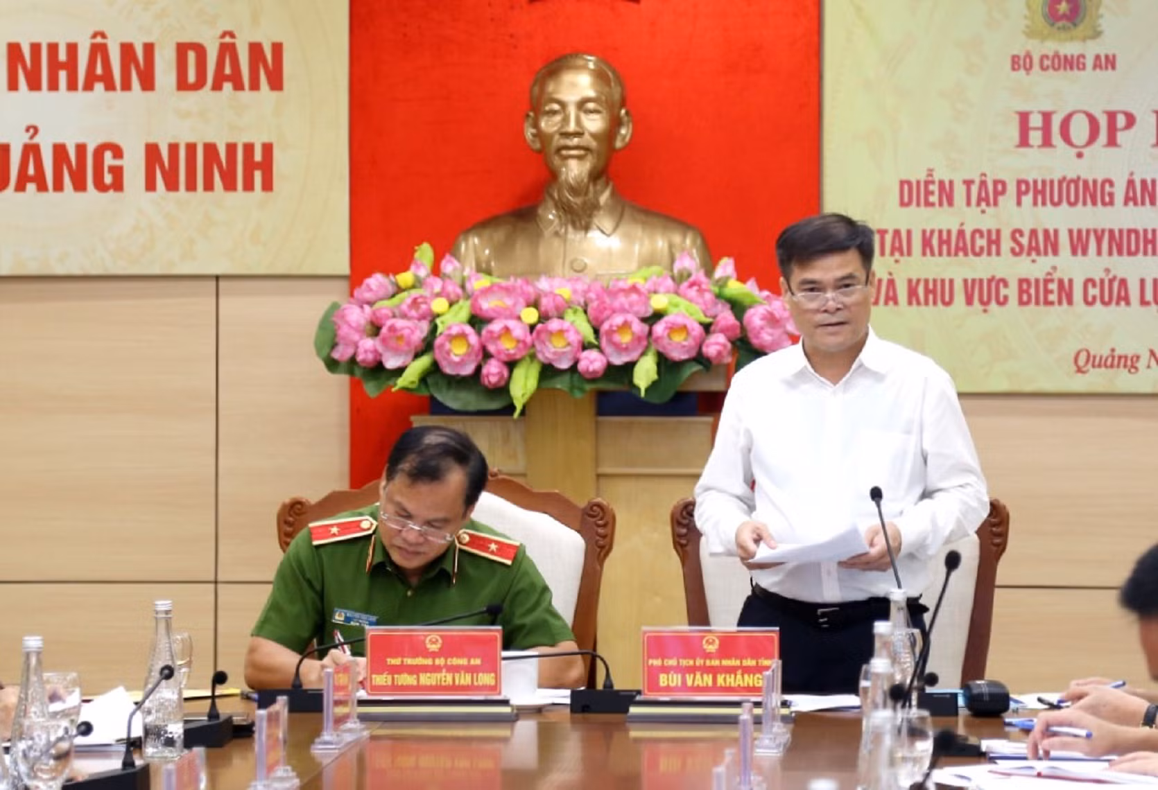 Đảm bảo tính khả thi, tính an toàn của phương án diễn tập chữa cháy và cứu nạn, cứu hộ tại tỉnh Quảng Ninh -0