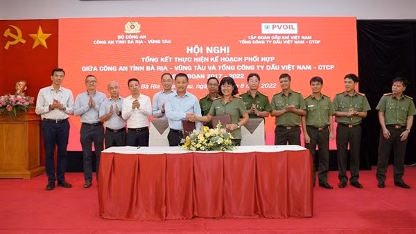Tổng kết công tác phối hợp giữa PVOIL và Công an tỉnh Bà Rịa - Vũng Tàu