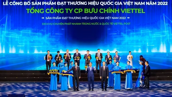 Viettel Post - Doanh nghiệp chuyển phát duy nhất có sản phẩm đạt thương hiệu quốc gia 5 năm liên tiếp