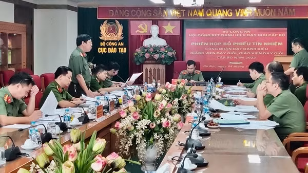 35 nhà giáo CAND đạt danh hiệu giảng viên dạy giỏi cấp Bộ năm 2022