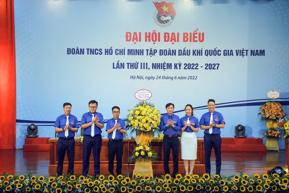 Tổ chức thành công Đại hội đại biểu Đoàn Thanh niên Tập đoàn Dầu khí Quốc gia lần thứ III, nhiệm kỳ 2022-2027 -0