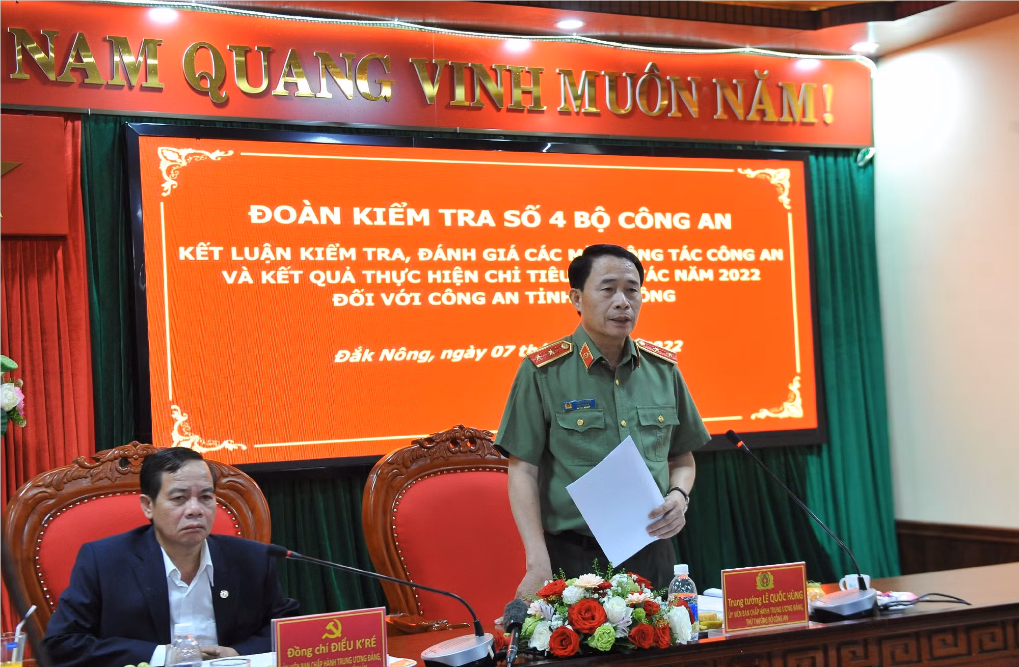 Nắm chắc tình hình, bám sát địa bàn, tăng cường các mặt công tác bảo đảm ANTT dịp cuối năm -0