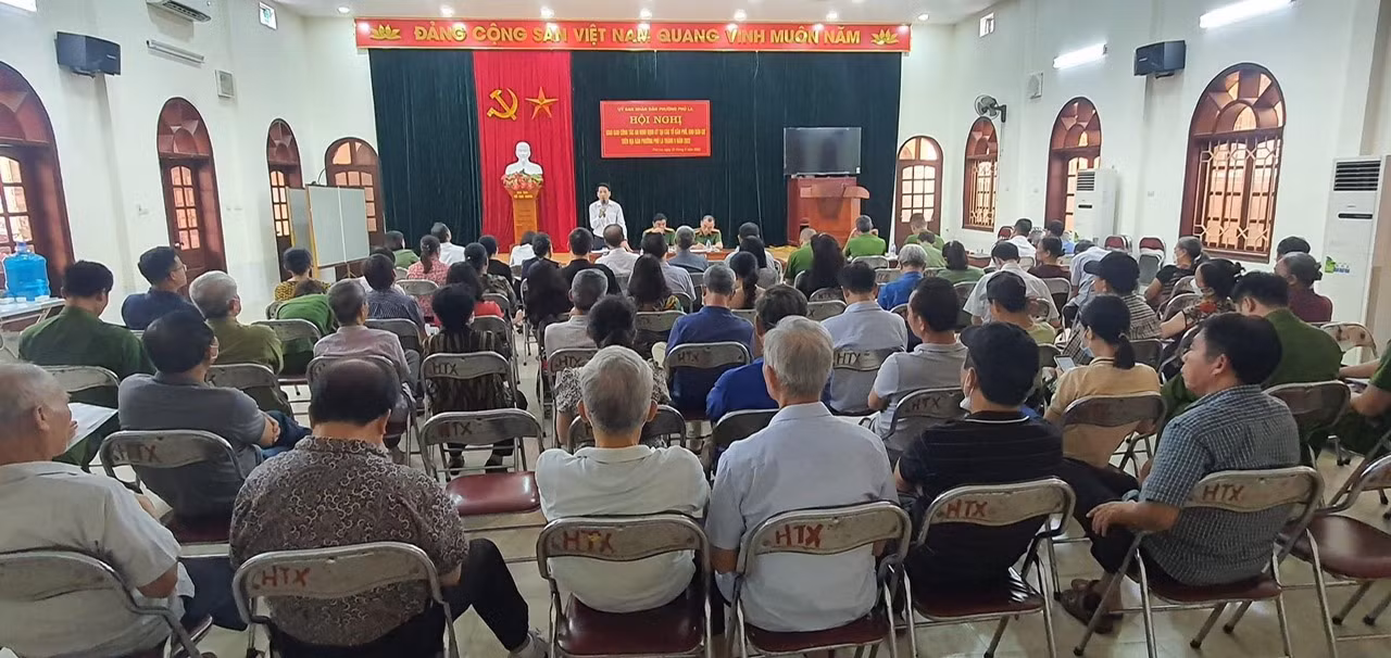 Chuyển hoá địa bàn từ mô hình “Giao ban công tác an ninh định kỳ tại các tổ dân phố, khu dân cư” -0