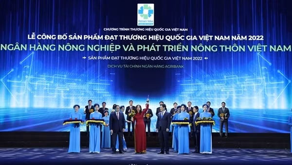 Agribank tự hào là Thương hiệu Quốc gia Việt Nam năm 2022