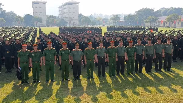 Bộ Tư lệnh Cảnh sát Cơ động: Khai giảng khoá huấn luyện 3.252 tân sinh viên