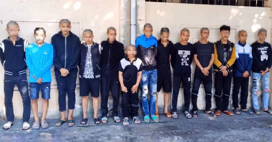 Công an huyện Ứng Hòa nhanh chóng bắt giữ nhóm đối tượng mang hung khí gây rối trật tự công cộng -0