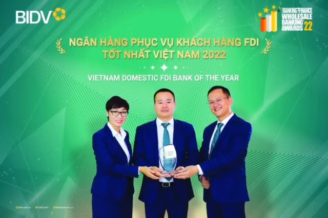 BIDV -&nbsp; Ngân hàng phục vụ khách hàng FDI tốt nhất Việt Nam năm 2022 -0