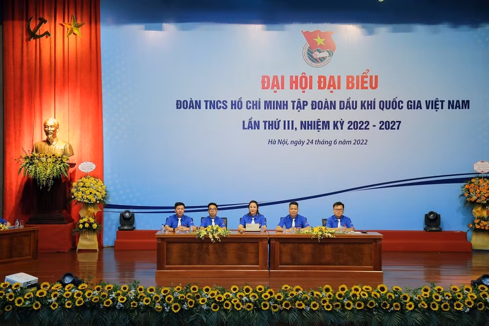 Tổ chức thành công Đại hội đại biểu Đoàn Thanh niên Tập đoàn Dầu khí Quốc gia lần thứ III, nhiệm kỳ 2022-2027 -0