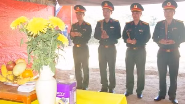 Mở rộng phạm vi tìm kiếm hài cốt liệt sĩ tại thôn Bản Chùa