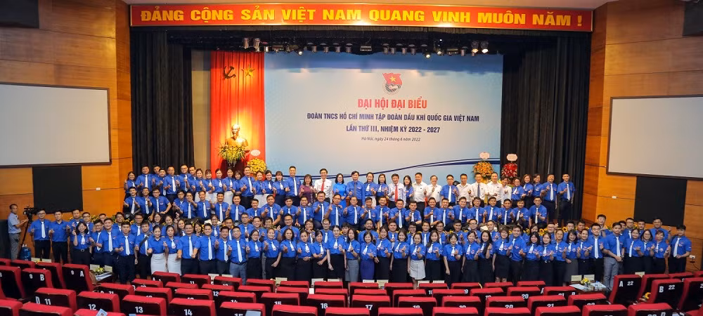 Tổ chức thành công Đại hội đại biểu Đoàn Thanh niên Tập đoàn Dầu khí Quốc gia lần thứ III, nhiệm kỳ 2022-2027 -0