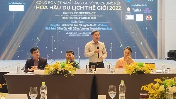 Đêm chung kết cuộc thi Hoa hậu Du lịch Thế giới diễn ra tại TP Vĩnh Yên