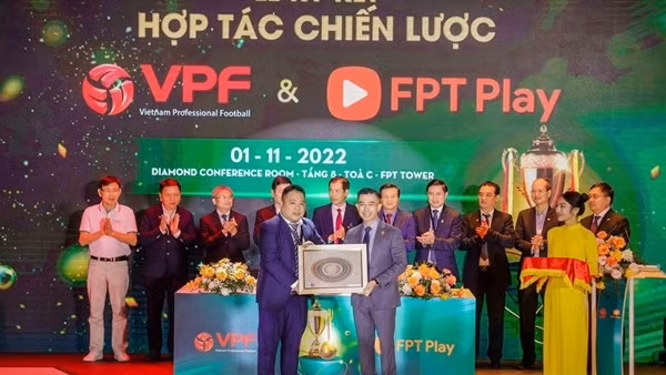 FPT Play sở hữu bản quyền truyền hình 3 giải bóng đá hàng đầu Việt Nam