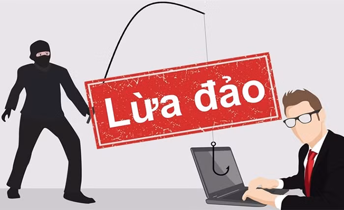 Lừa đảo trực tuyến đang 