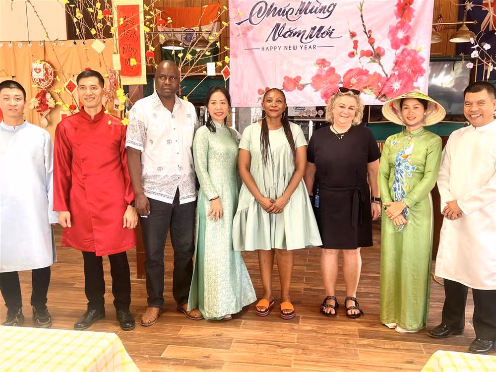 Sỹ quan Công an Việt Nam tổ chức Tết Nguyên đán tại Phái bộ gìn giữ hòa bình Liên hợp quốc tại Nam Sudan -0