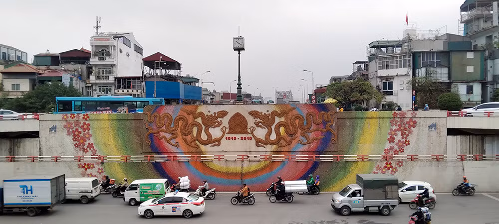 Bờ sông sóng phố -0