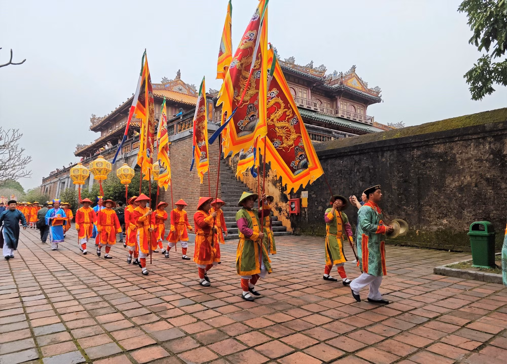 Tái hiện nghi lễ dựng nêu đón Tết trong Hoàng cung của triều Nguyễn -0