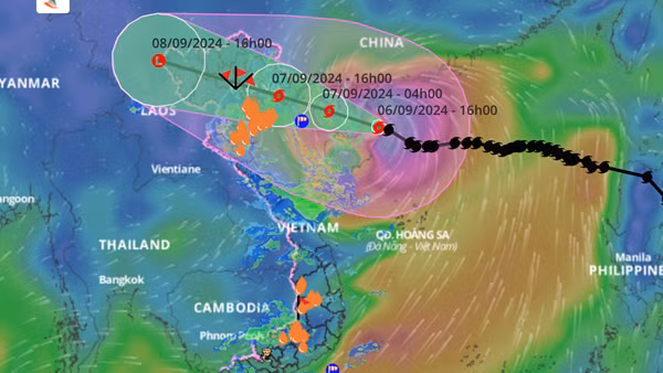 Siêu bão Yagi là cơn bão mạnh nhất trong lịch sử được ghi nhận vào Biển Đông