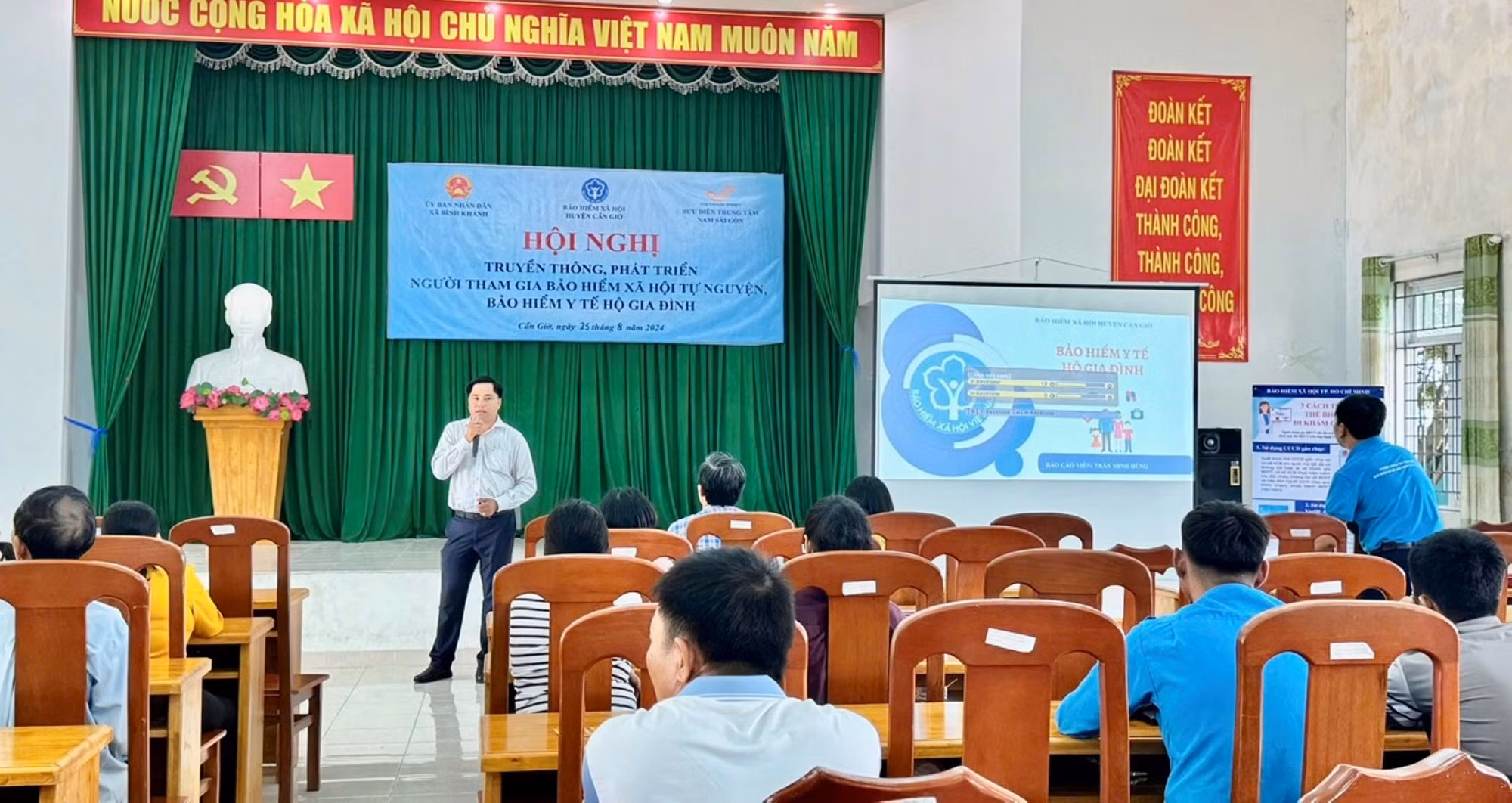 Huyện Cần Giờ đổi mới truyền thông, gia tăng người tham gia BHYT, BHXH tự nguyện -0